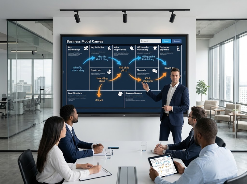 Khám phá 9 yếu tố Business Model Canvas tạo nên mô hình hoàn chỉnh