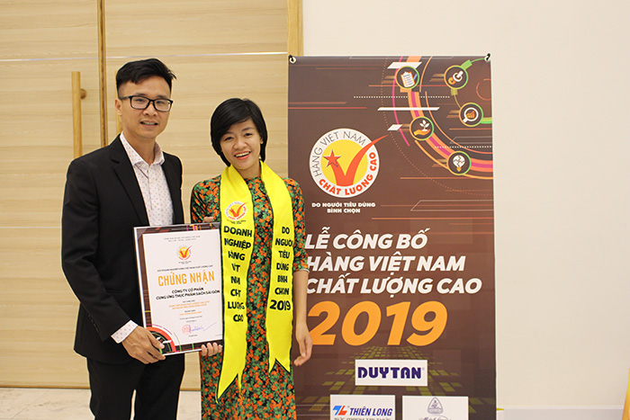 Sago Food vinh danh hàng Việt Nam chất lượng cao 2019