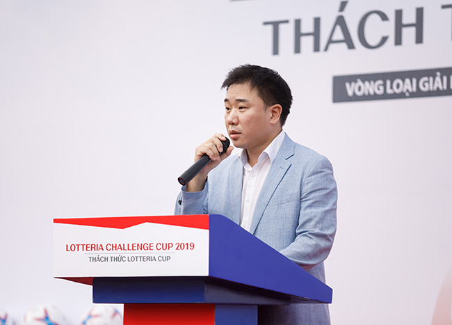 Ông Lee Woo Ju, Giám đốc Chi nhánh Hà Nội, Công ty LOTTERIA Việt Nam