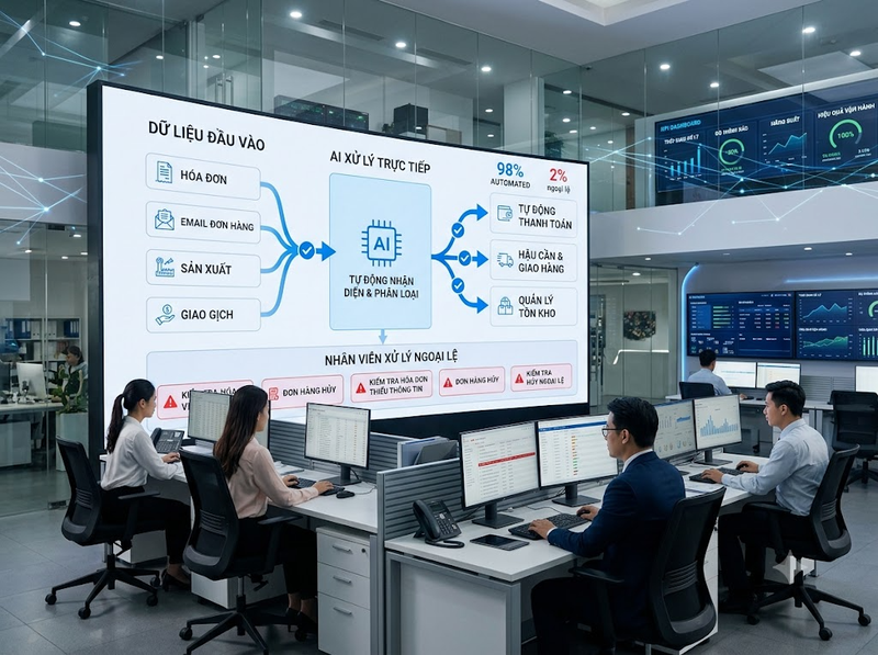 AI trong doanh nghiệp hỗ trợ vận hành, quyết định và tăng trưởng