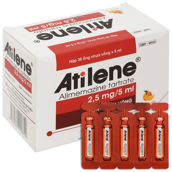 Tác dụng của thuốc Atilene 2.5mg 5ml
