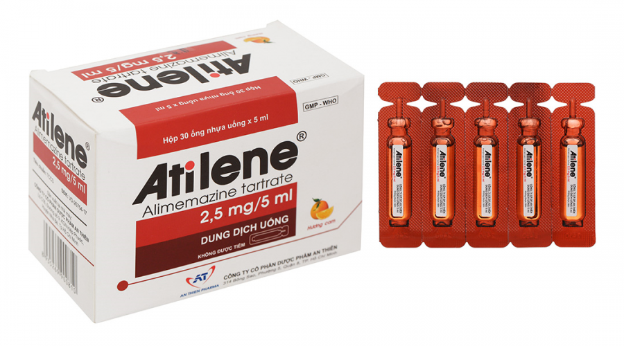 Tác dụng của thuốc Atilene 2.5mg 5ml