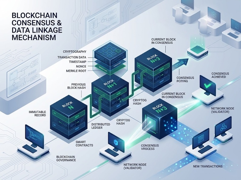 Hiểu Blockchain qua sổ cái phân tán, đồng thuận và tính bất biến
