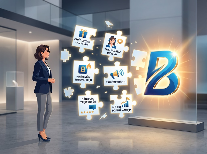 Brand Image phản ánh nhận thức của khách hàng về thương hiệu