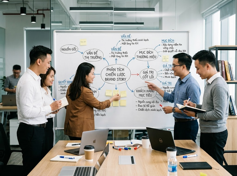 Brand Story kết nối nguồn gốc, giá trị và mục đích của thương hiệu