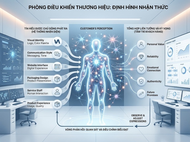 Hiểu Branding qua quá trình định hình nhận thức và trải nghiệm thương hiệu