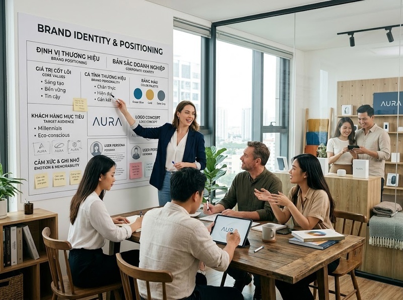Branding và Marketing khác nhau về mục tiêu, phạm vi và thời gian
