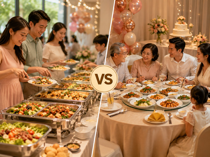 Buffet hay tiệc bàn: Hình thức nào phù hợp cho tiệc sinh nhật?