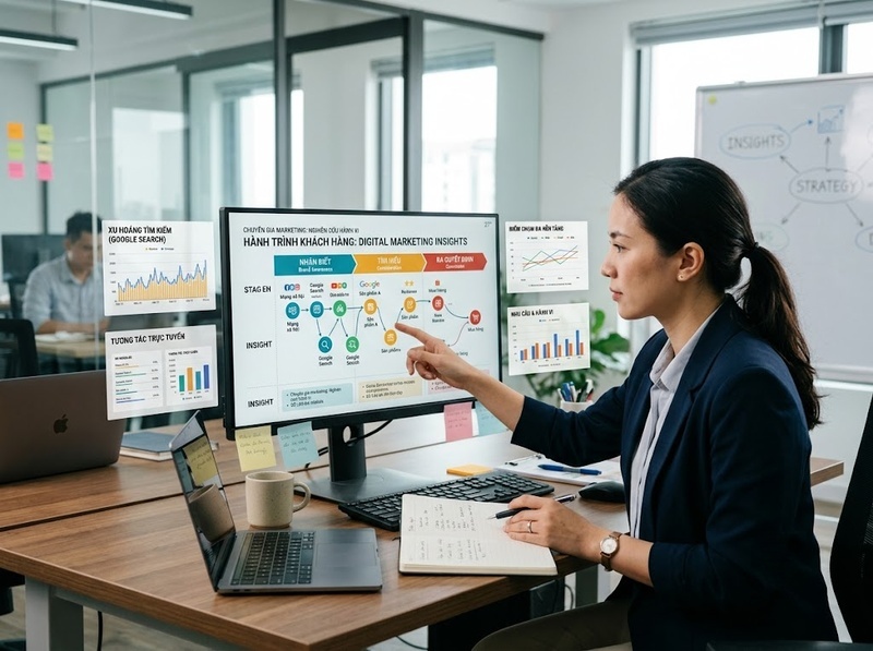 Chiến lược Digital Marketing từ mục tiêu, khách hàng đến hệ thống kênh