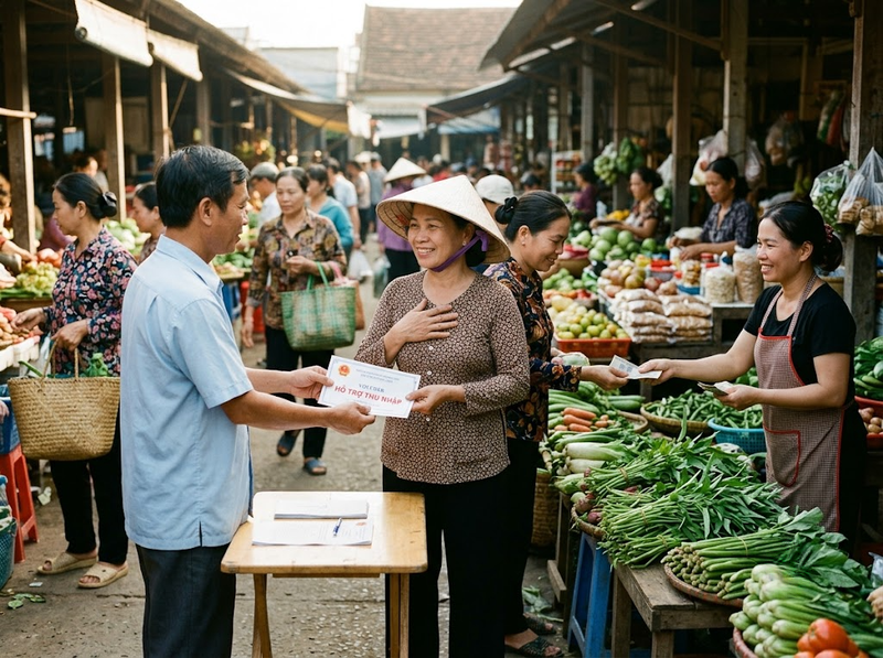 Chính sách an sinh xã hội hỗ trợ thu nhập, tiêu dùng và ổn định