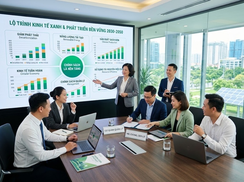 Chính sách kinh tế xanh thúc đẩy sản xuất sạch và sử dụng tài nguyên hiệu quả