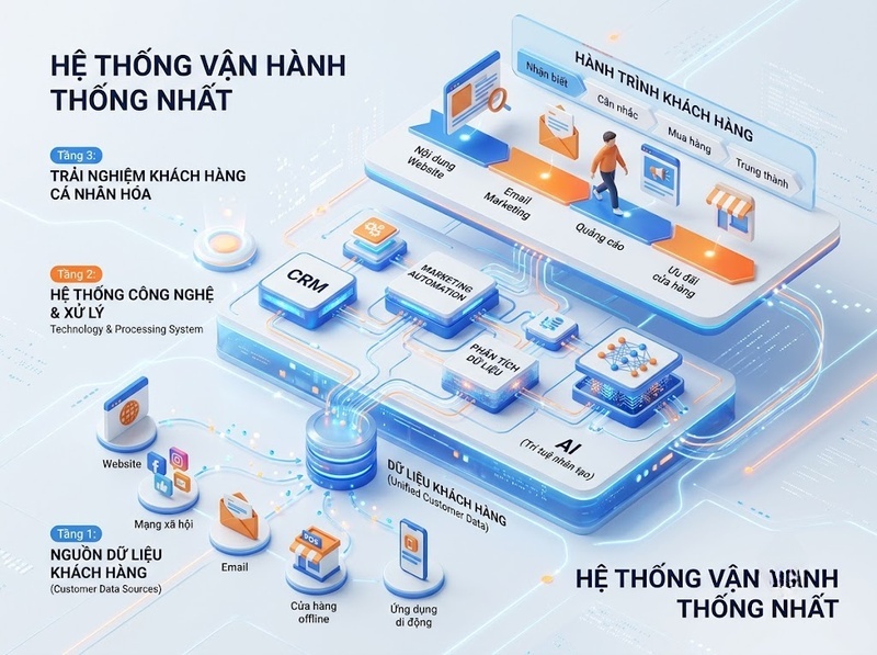 Chuyển đổi số Marketing thay đổi dữ liệu, kênh và trải nghiệm khách hàng