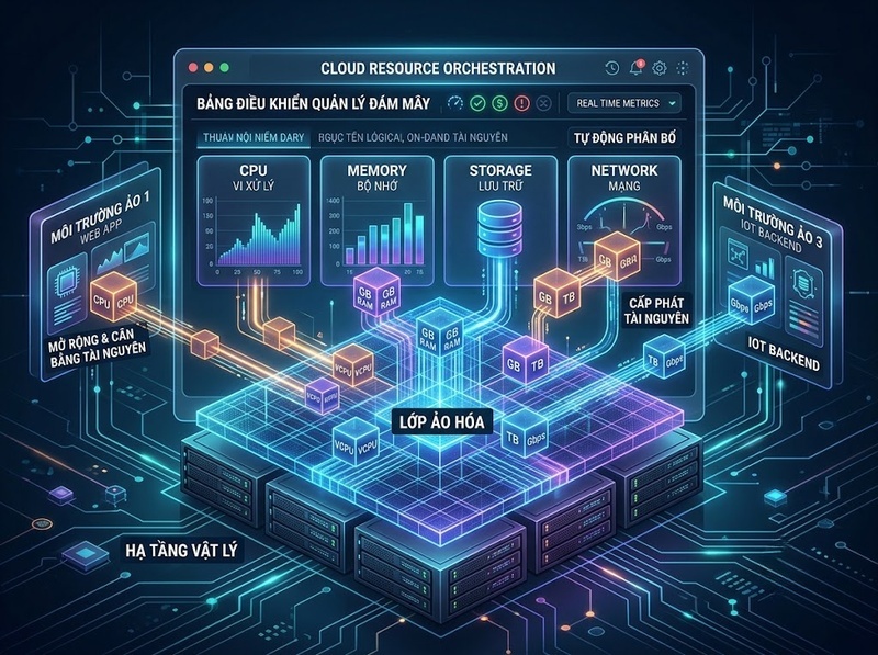 Hiểu Cloud Computing qua hạ tầng, dịch vụ và khả năng mở rộng