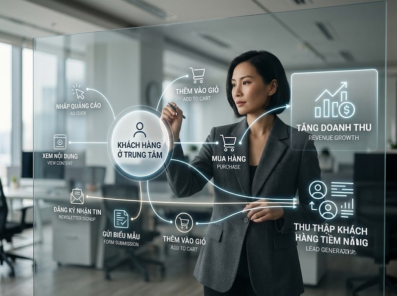 Hiểu Conversion trong Performance Marketing qua hành động mục tiêu của khách hàng