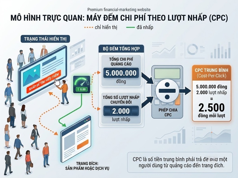 Hiểu CPC qua chi phí mỗi lượt nhấp và hiệu quả ngân sách