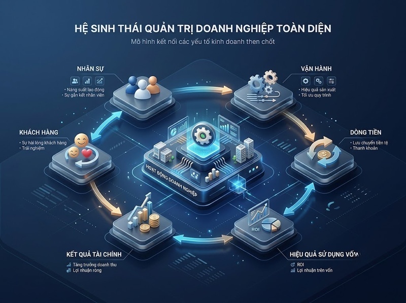 Đánh giá hiệu quả kinh doanh bằng chỉ số tài chính và vận hành