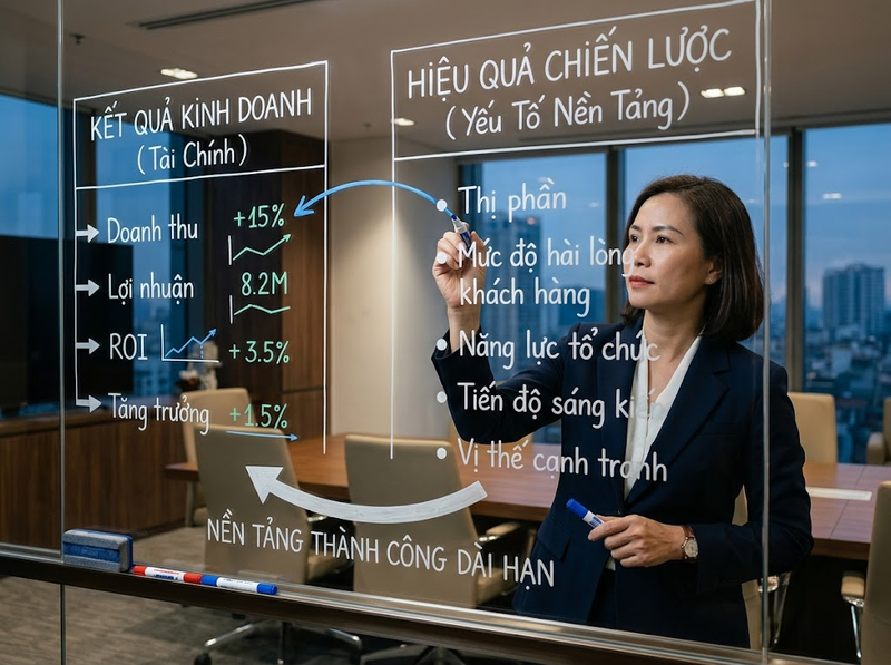 Đo lường hiệu quả thực hiện chiến lược doanh nghiệp bằng chỉ số phù hợp