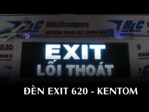 Giá chất lượng của đèn exit kentom 620