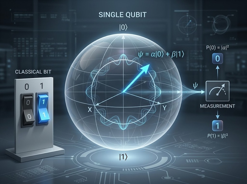 Hiểu điện toán lượng tử qua qubit, chồng chập và rối lượng tử