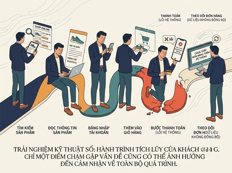 Digital Experience kết hợp giao diện, nội dung, dịch vụ và cảm nhận