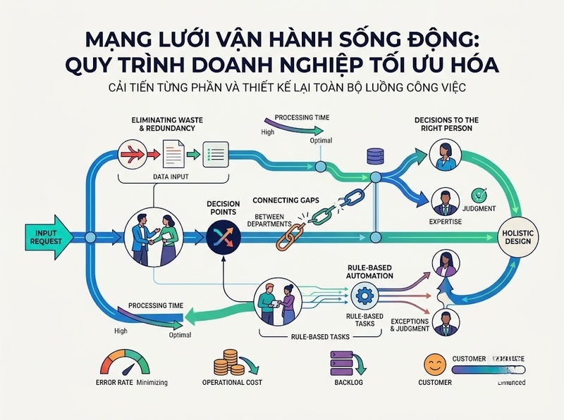 Đổi mới quy trình giúp nâng cao năng suất và chất lượng vận hành