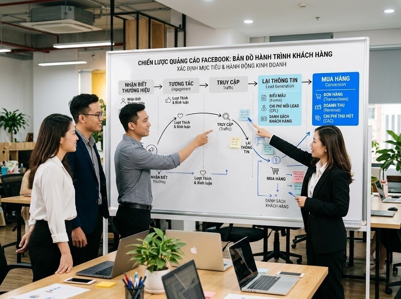 Facebook Marketing kết nối nội dung, cộng đồng, quảng cáo và chuyển đổi