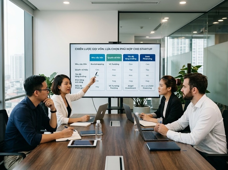 Lựa chọn hình thức gọi vốn startup phù hợp từng giai đoạn phát triển