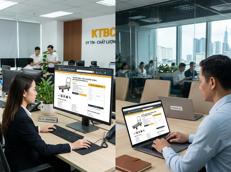 Nên bán xe đẩy hàng công nghiệp qua những kênh nào?
