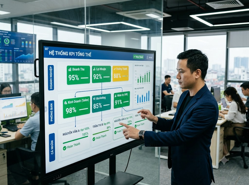 Xây dựng KPI quản trị doanh nghiệp gắn với mục tiêu và trách nhiệm