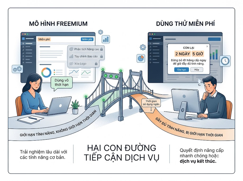 Cách mô hình Freemium chuyển người dùng miễn phí thành khách hàng