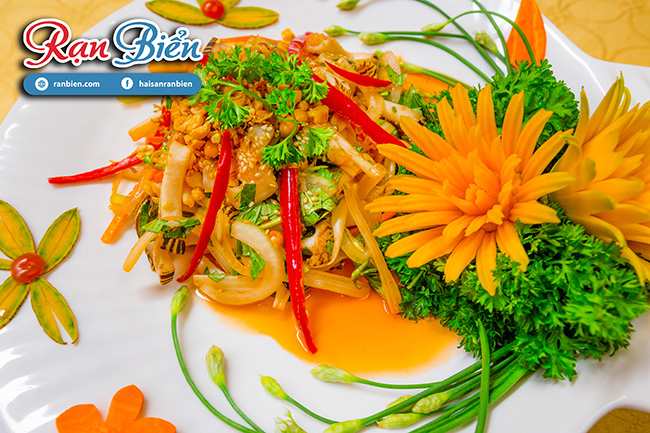 Ốc trộn gỏi ngó sen Rạn Biển