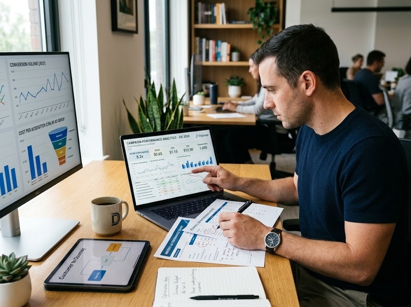 Cách Performance Marketing kết nối mục tiêu, quảng cáo, dữ liệu và tối ưu