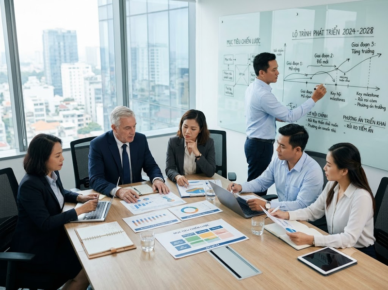 Các giai đoạn trong quy trình quản trị doanh nghiệp và cách triển khai