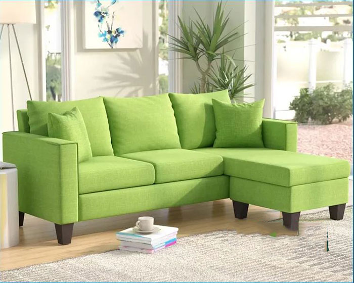 Ghế sofa màu xanh