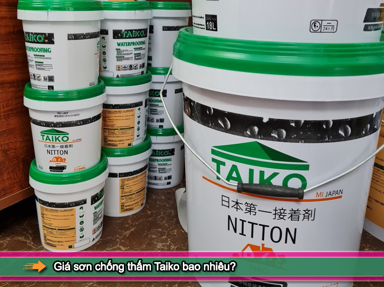 Những ưu điểm vượt trội của sơn chống thấm Taiko