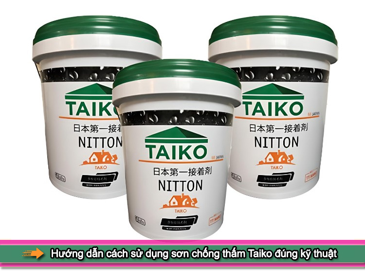 Hướng dẫn cách sử dụng sơn chống thấm Taiko