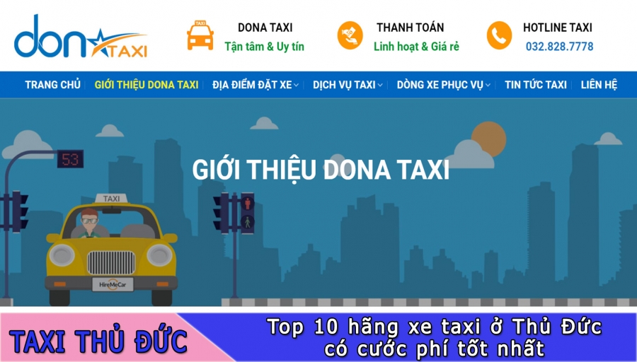 Top 10 hãng xe taxi ở Thủ Đức có cước phí tốt nhất