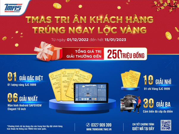 Tri ân khách hàng, TMAS Việt Nam tung chương trình siêu hấp dẫn dịp cuối năm