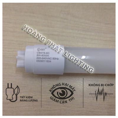 Bóng đèn Led Tube 8W CB47S-8D Comet - Tiếp thị Sài Gòn