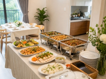 Cách chọn dịch vụ nấu tiệc cho không gian nhỏ