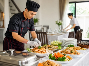 Thuê nấu tiệc tại nhà cần chuẩn bị những gì