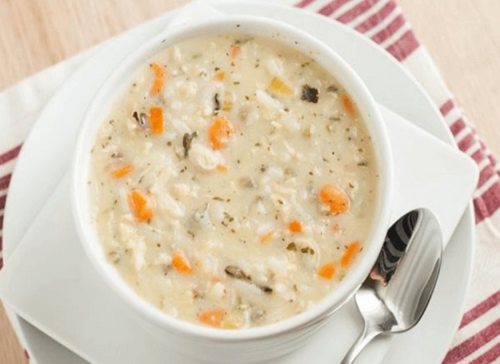 cháo gà cho bé tăng cân