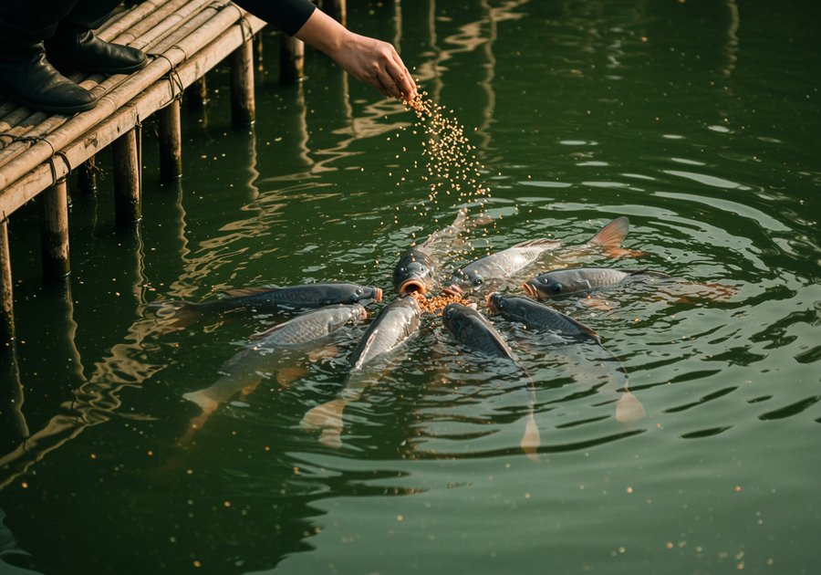 thức ăn tự nhiên của cá chép là gì